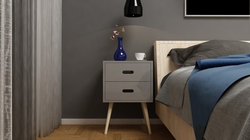 Bedside table drawers 2 - bedside,