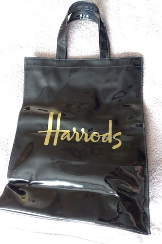 Harrods pvc black - with, gold