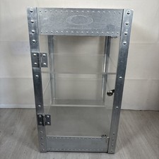 Oakley Display Vintage X Metal Rivet Aluminum Sunglasses Case Cabinet Showcase