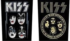 OFFICIAL KISS BACKPATCH / GIANT PATCH - LOGO / FACES / HAILING FROM NYC 