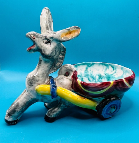 Retro donkey mule figurine - retro,