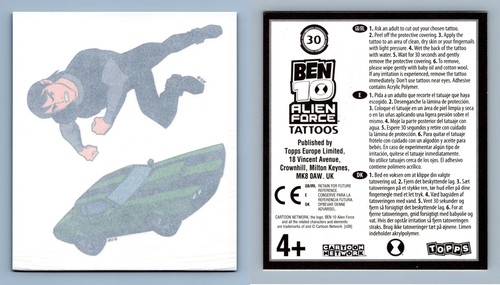 Ben alien force - #30, topps