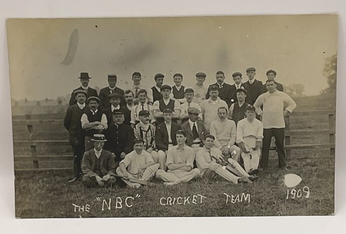 Old postcard the nbc - old, cricket