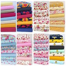 100% COTTON FABRIC BUNDLES LARGE REMNANTS SQUARES PATCHWORK QUILTING MATERIAL