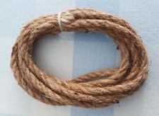 Natural Hessian Jute Rope Rustic String - 3-7mm Thickness - Crafting