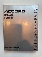 1986 Honda Accord Service