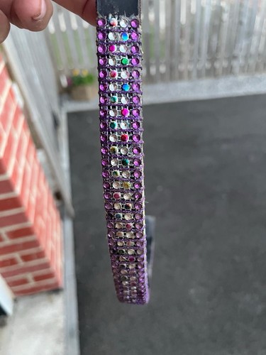 Purple faux leather - faux,