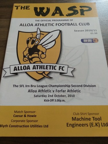 Alloa athletic forfar - alloa, v