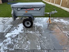 Erde 102 Galvanised Tipping Trailer