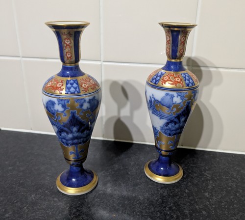Pair english imari inspired - english, imari-inspired