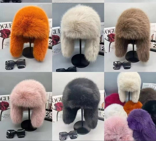 Big super fluffy - trapper, hat