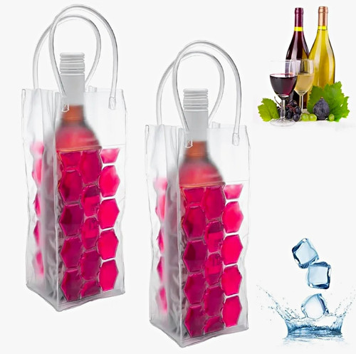Reusable wine cooler - reusable, bag