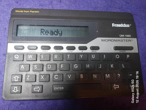Franklin 1060 wordmaster - franklin, qm-1060