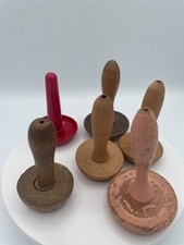 6 Vintage Darning Mushrooms
