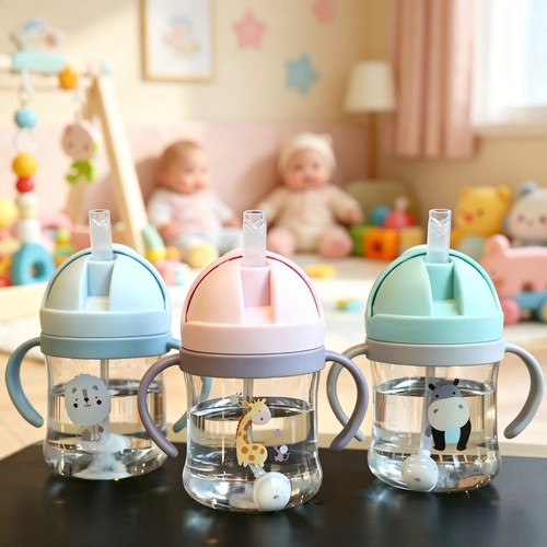 Baby cup with straw bottle - cup,