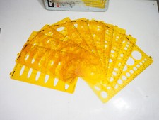 Rotring Ellipse stencils -