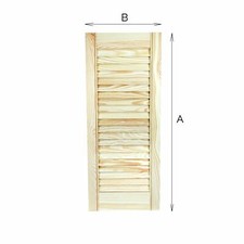 Louvre Door Wood Door Open