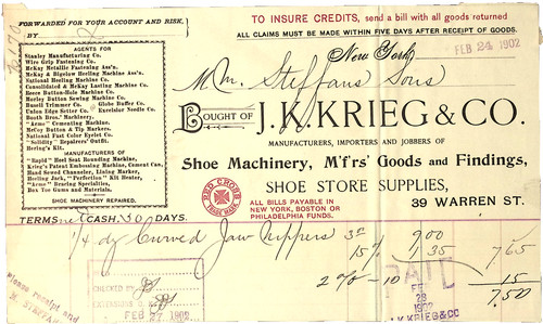 1902 krieg co shoe - 1902,