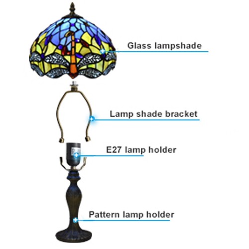 Tiffany style table - tiffany-style, lamp