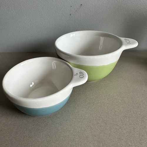 Ceramic measuring cups cream - ceramic,