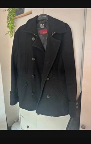 Zara man black wool pea - wool,