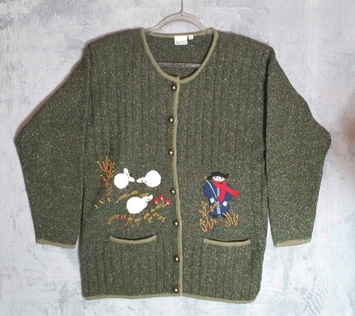 Vintage novelty cardigan - vintage,