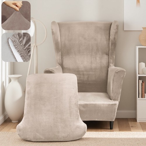 Non slip wingback chair - non-slip,