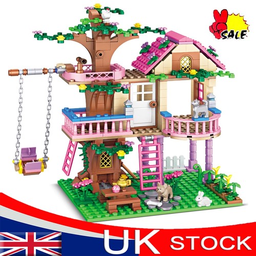 Tree house building - tree, set