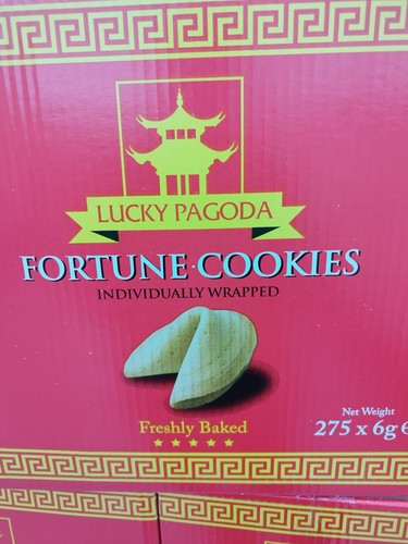 Lucky pagoda fortune - pagoda, cookies