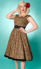 LEOPARD print SWING DRESS size