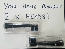 Colgate ProClinical Omron Head X 2 DEEP CLEAN Heads Black  FREEPOST