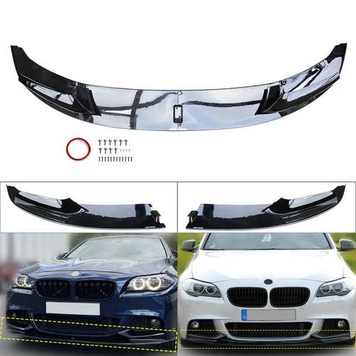Gloss black front bumper - front,