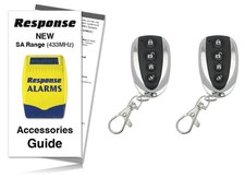 Response Alarm SAR / SAURC Executive Remote Controls 433MHz TWIN PACK RRP £69.95