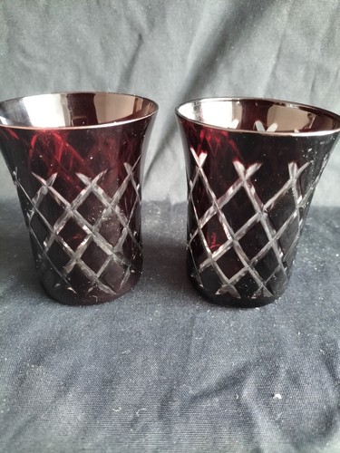 Vintage bohemian ruby - vintage, cut