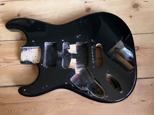 Left handed electric guitar - left,