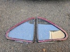PAIR JAGUAR XJ6 XJ12 SERIES 1&2 REAR DOOR BACK QUARTER GLASS WINDOW FRAMES
