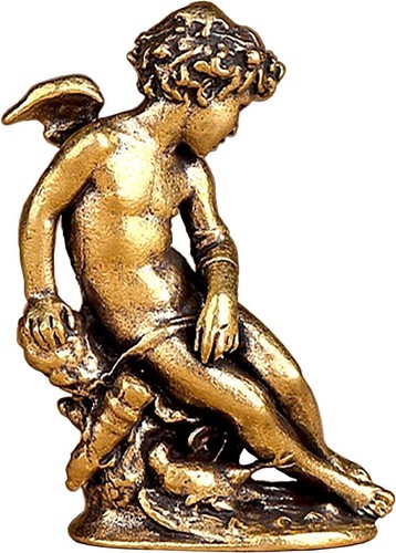 Copper cupid angel - copper,