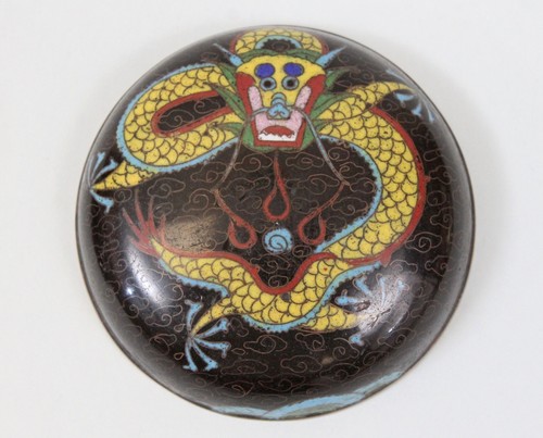 Antique chinese cloisonne - antique, five