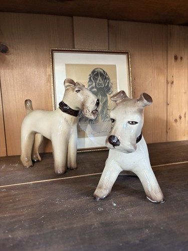 Pair vintage fox - vintage, terrier