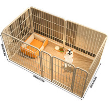 6 Panel Dog Playpen Metal
