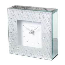 Mantel Clock Square Mirror