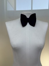 Vintage purple velvet bow - purple,