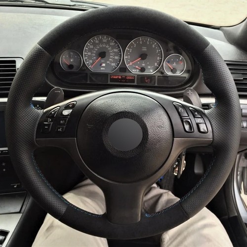Alcantara car steering wheel - steering,