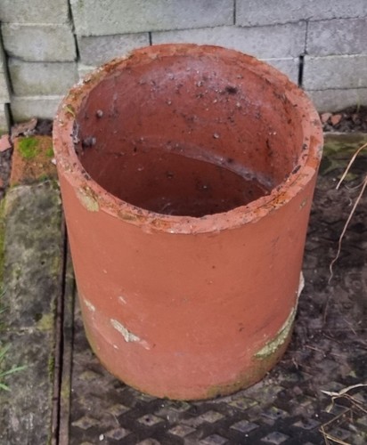 Terracotta chimney pot planter - chimney,