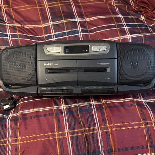 Matsui player dual cassette - player,