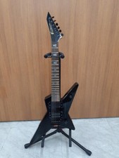 [w/Case] EDWARDS Electric Guitar E-AS-365M Black Built-in amplifier Used From JP