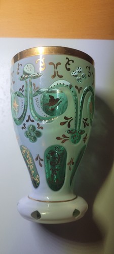 Bohemian glass tumbler - bohemian,