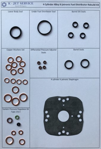 Fuel distributor rebuild kit - ,
