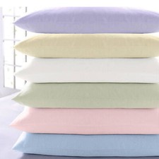 Vantona Flannelette Brushed Cotton Fitted & Flat Sheets (Sold Separately)