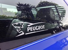 2x peugeot side graphics 106